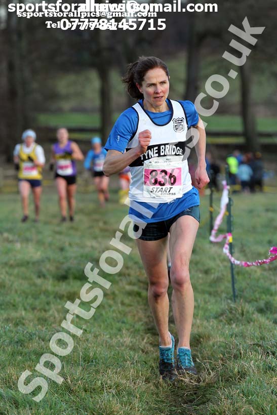 Senior womens cross country, 2019 North Eastern Cross Country Champs., Alnwick, Northumberland.  Photo: David T. Hewitson/Sports for All Pics